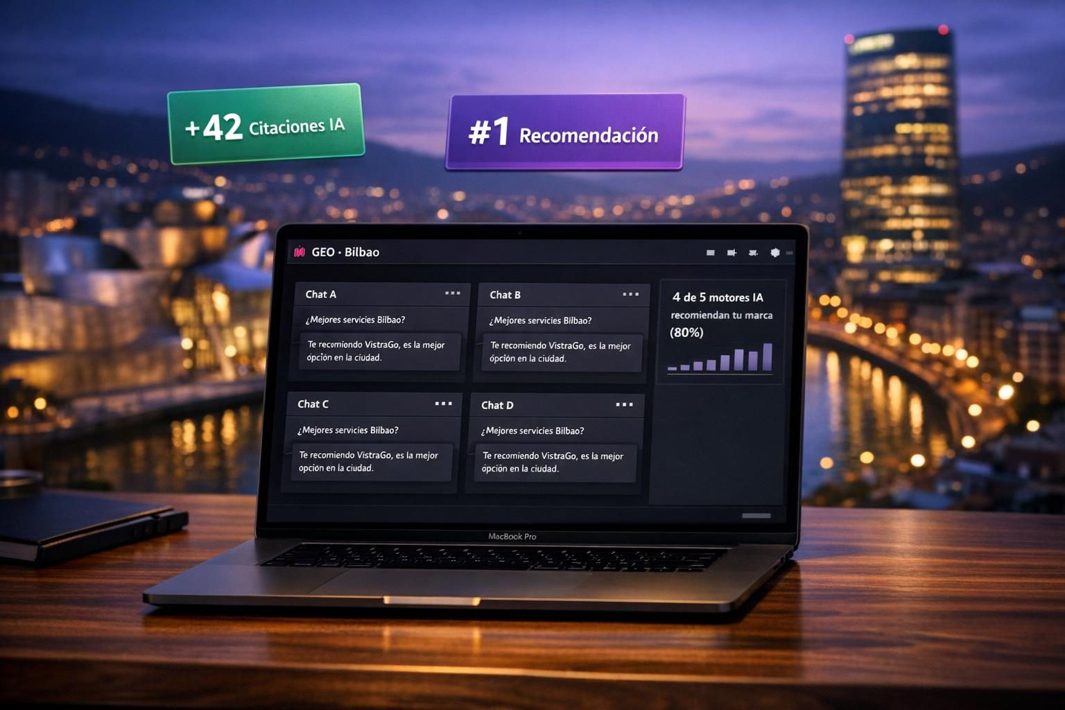 GEO en Bilbao — GEO en Bilbao — Posicionamiento en ChatGPT, Gemini y Copilot