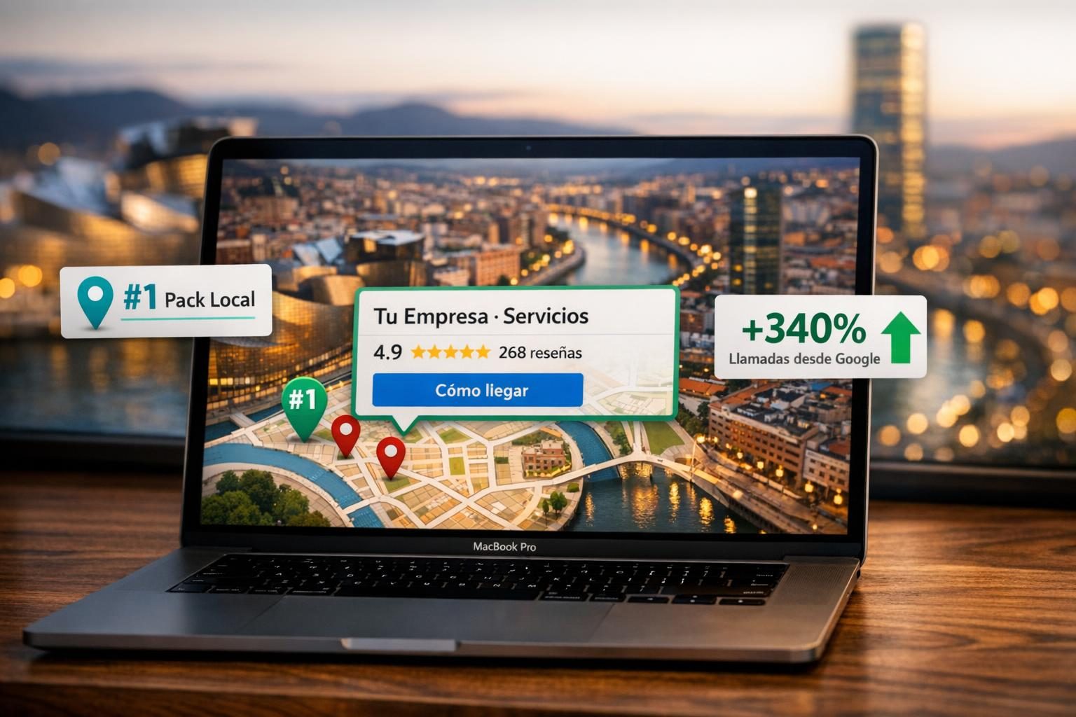 SEO Local en Bilbao — Top 3 Google Maps Pack Local para tu negocio en Bilbao