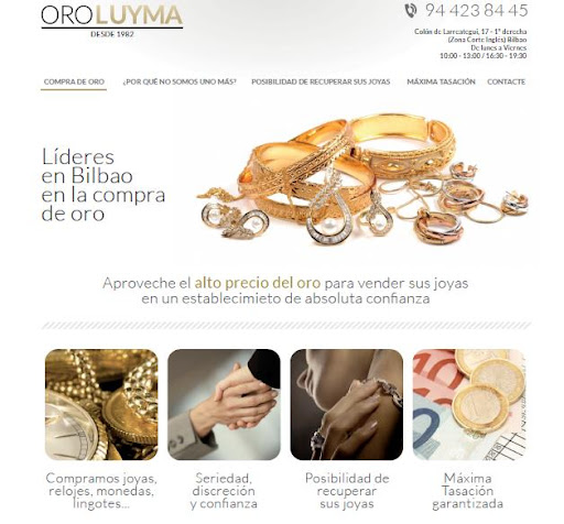 Oro Luyma. Compro oro Bilbao